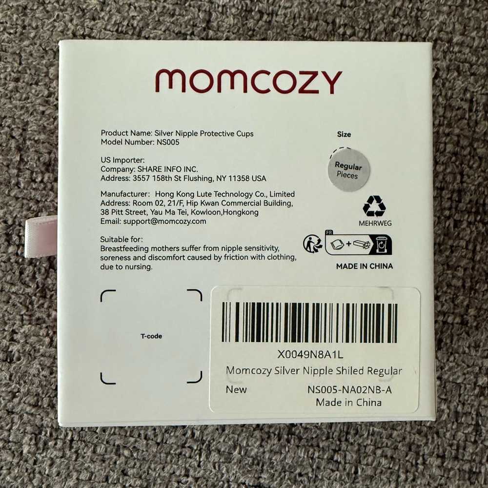Momcozy Silver Nipple Shield - Picture 2 of 4